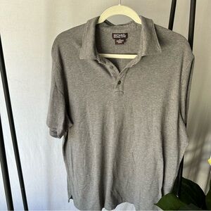 Michael by Michael Kors Heathered Grey Collared Shirt / Size XL
